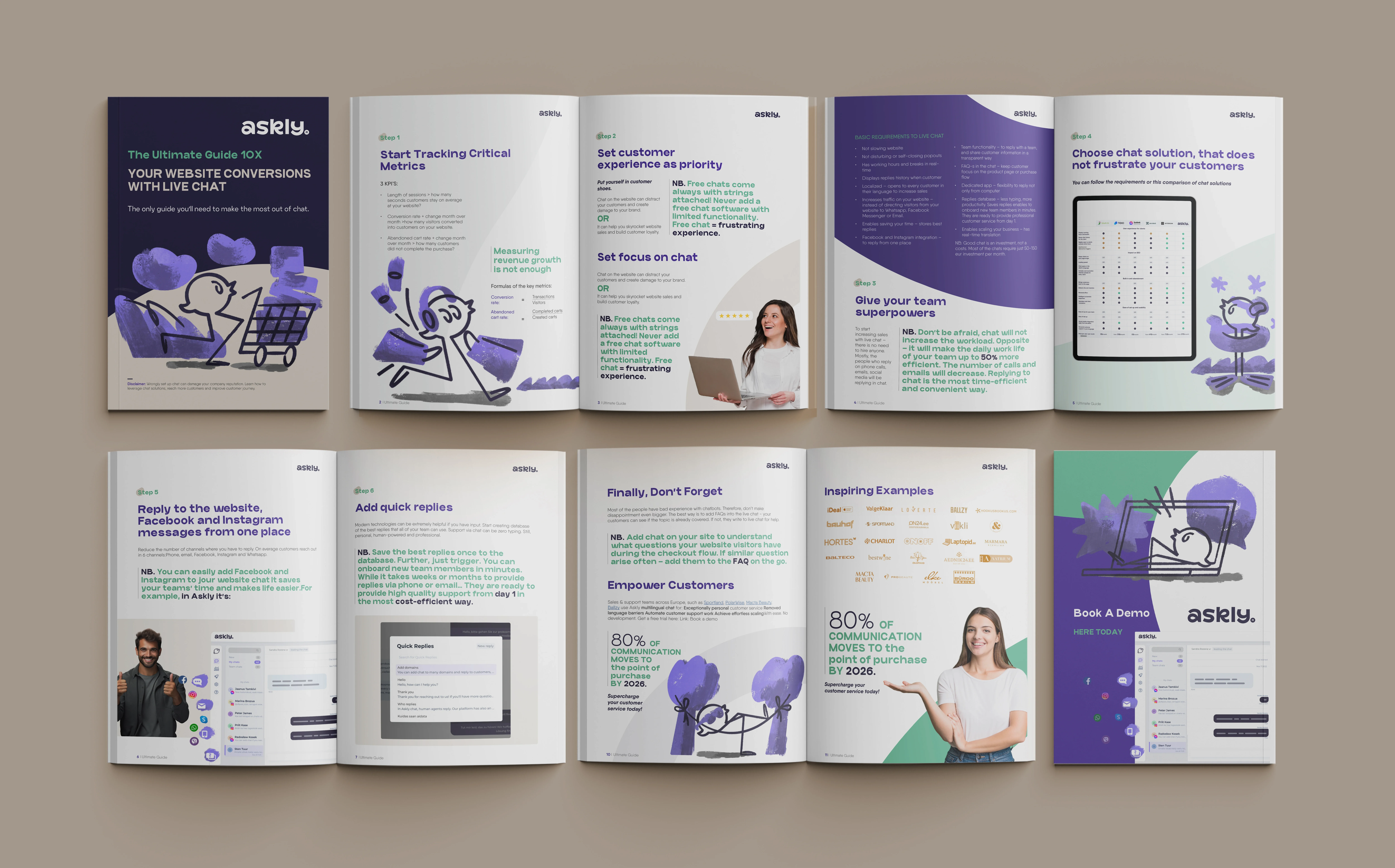 Askly corporate brochure design