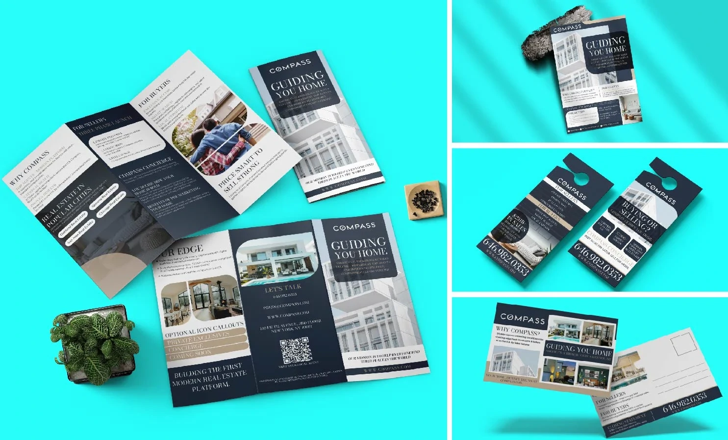 Compass business brochure design