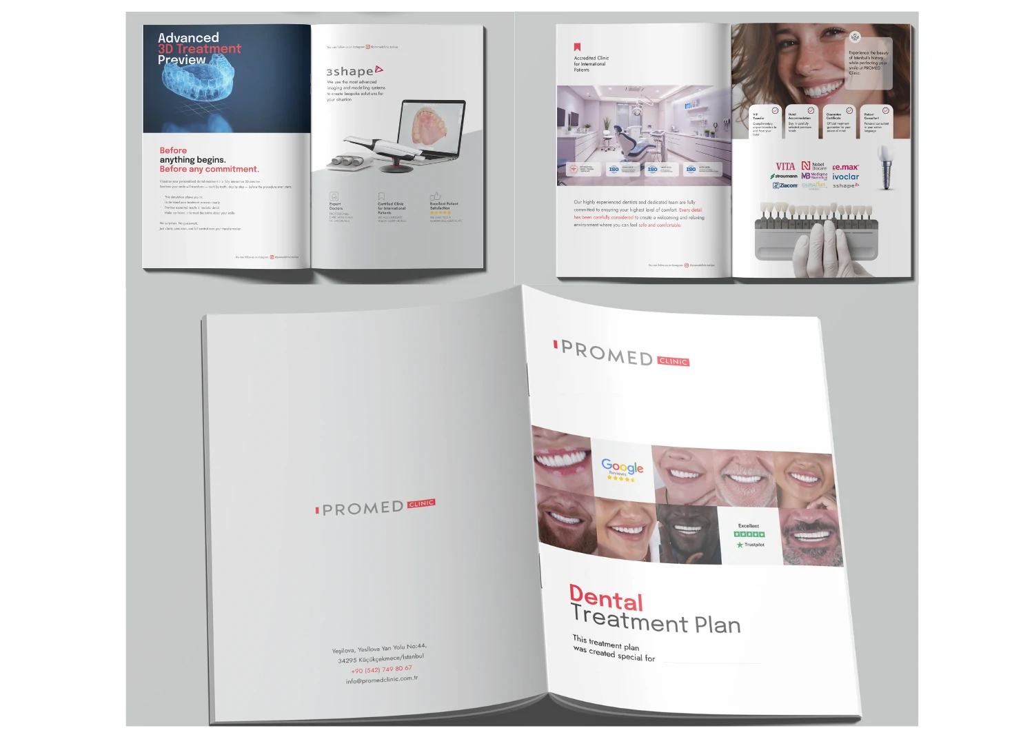 ProMed healthcare brochure design