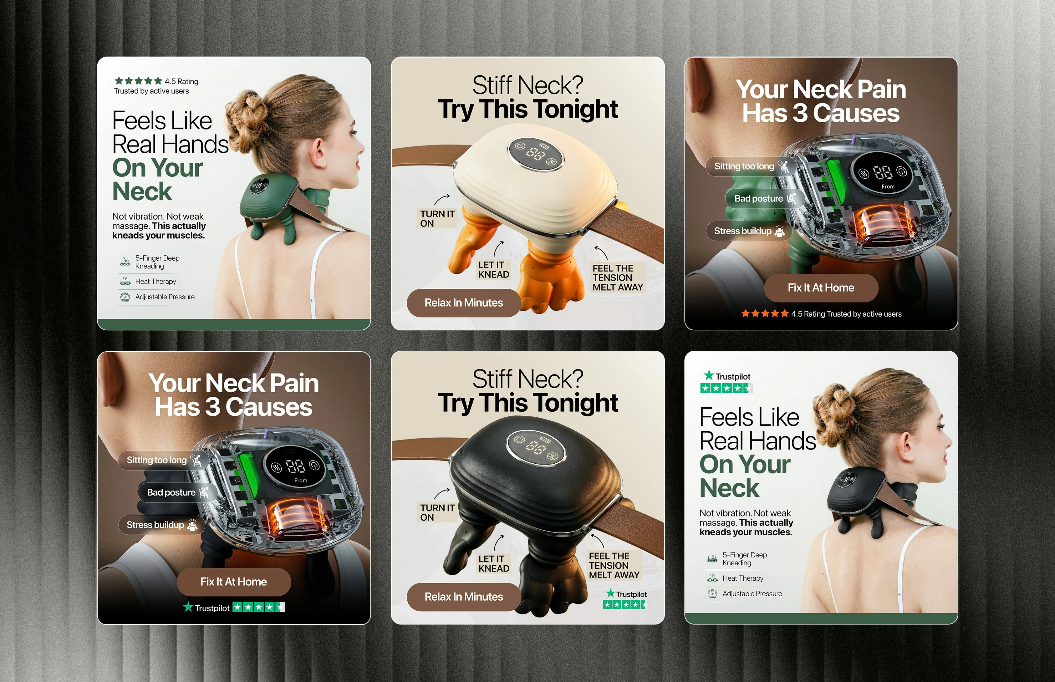 Relaxation and wellness social media post design