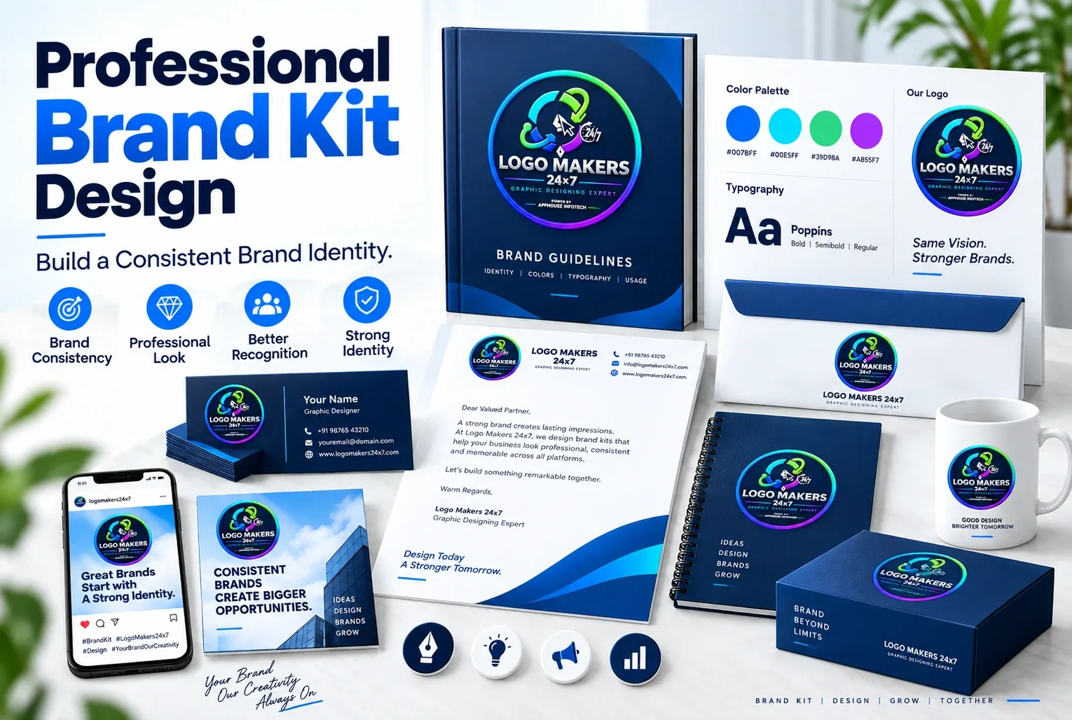 How a Professional Brand Kit Keeps Your Business Consistent